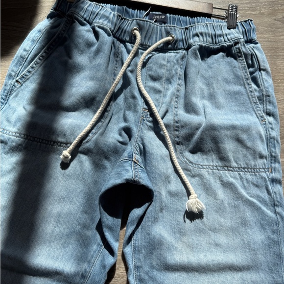 J. Crew Light Blue jogger Jeans with Drawstring-size 25 - Picture 8 of 12